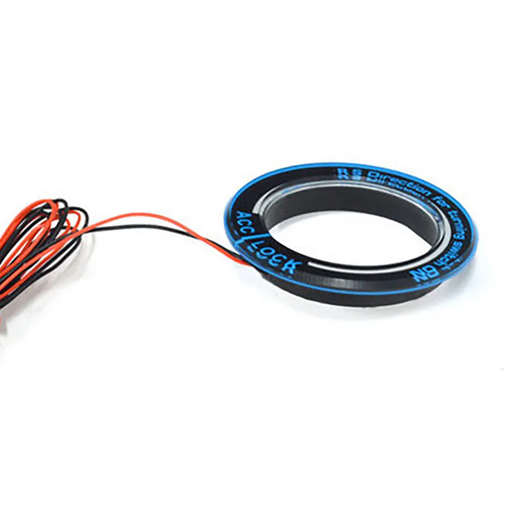 Кольцо для ключей зажигания автомобиля светодиодная подсветка Модифицированная