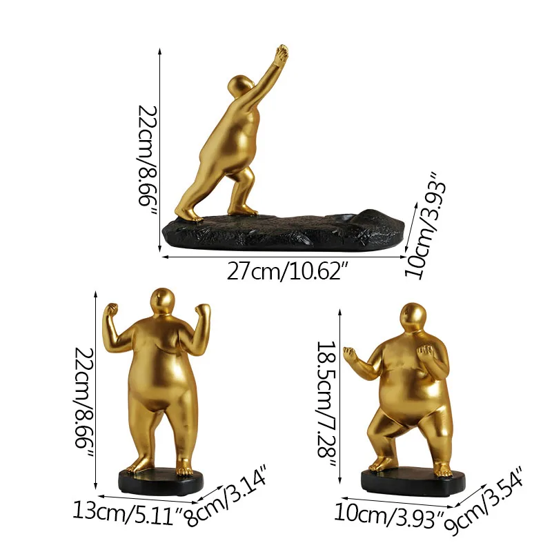 

Luxury Abstract Character Figurines Wine Rack Home Decoration Miniature Model Red Wine Glass Holder TV Cabinet Decor Ornament