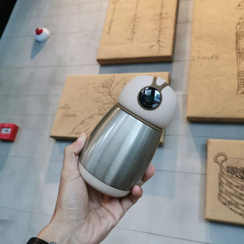 260 мл Мини Милая вакуумная фляга Нержавеющая сталь термос большой живот чашки