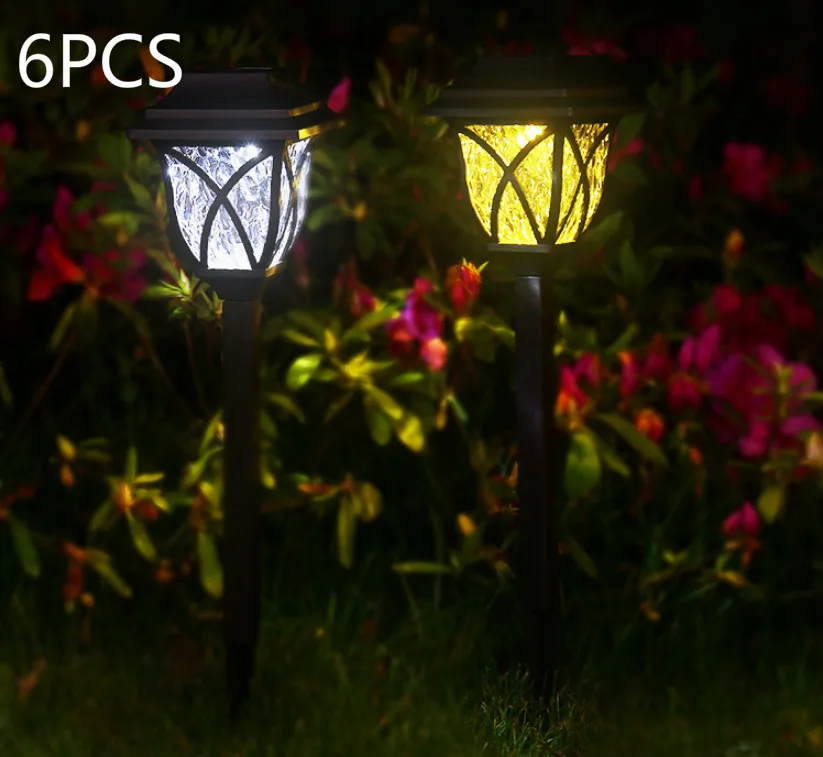 

Villa Solar Pathway Lights Outdoor Post LED Garden Lights Waterproof Landscape Lamp for Lawn Patio Yard Walkway