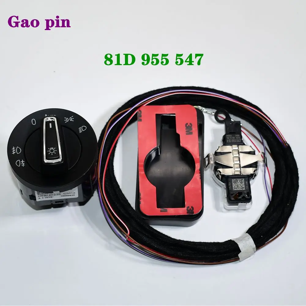 

Air Humidity Rain and Light Detection Sensor Automatic headlamp switch For Golf MK7 Q5 A4 A5 A6 A7 8U0 955 559 81D 955 547