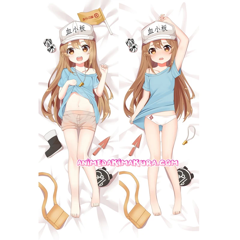 

Ячейки на работе! Наволочка для подушки Hataraku Saibou Dakimakura Kesshouban 03 наволочка в подарок SD02A