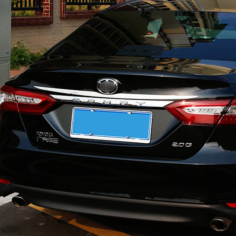 Карманго для Toyota Camry XV70 2018 2019 авто стайлинг задняя дверь багажника хромированная