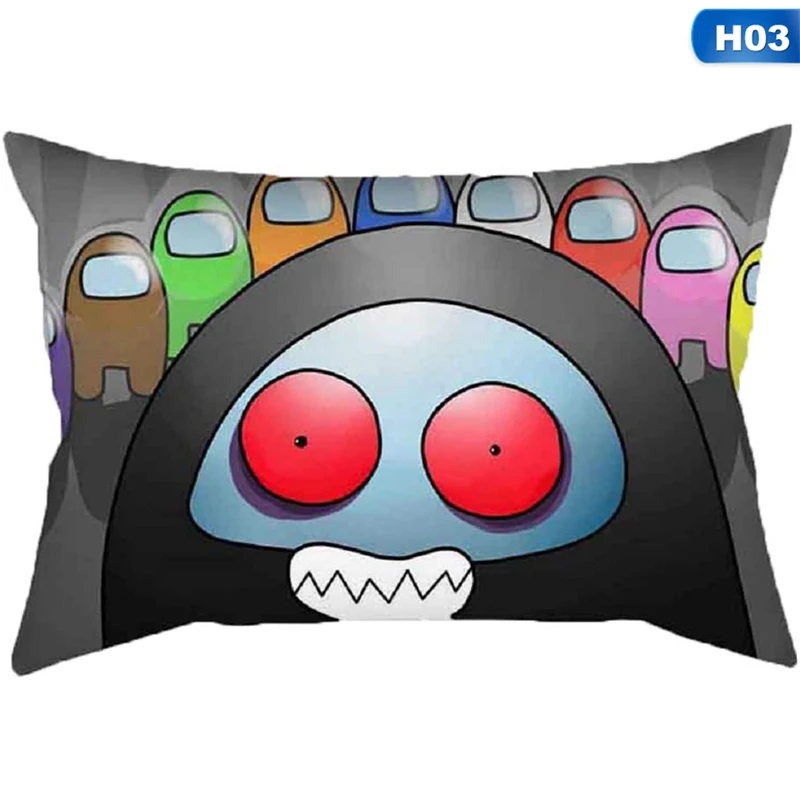 

Among Us Cushion Cover Decorative Pillow Cover Throw Pillow Case Home Decor Sofa Impostor Printed Decor for Home Pillowcase