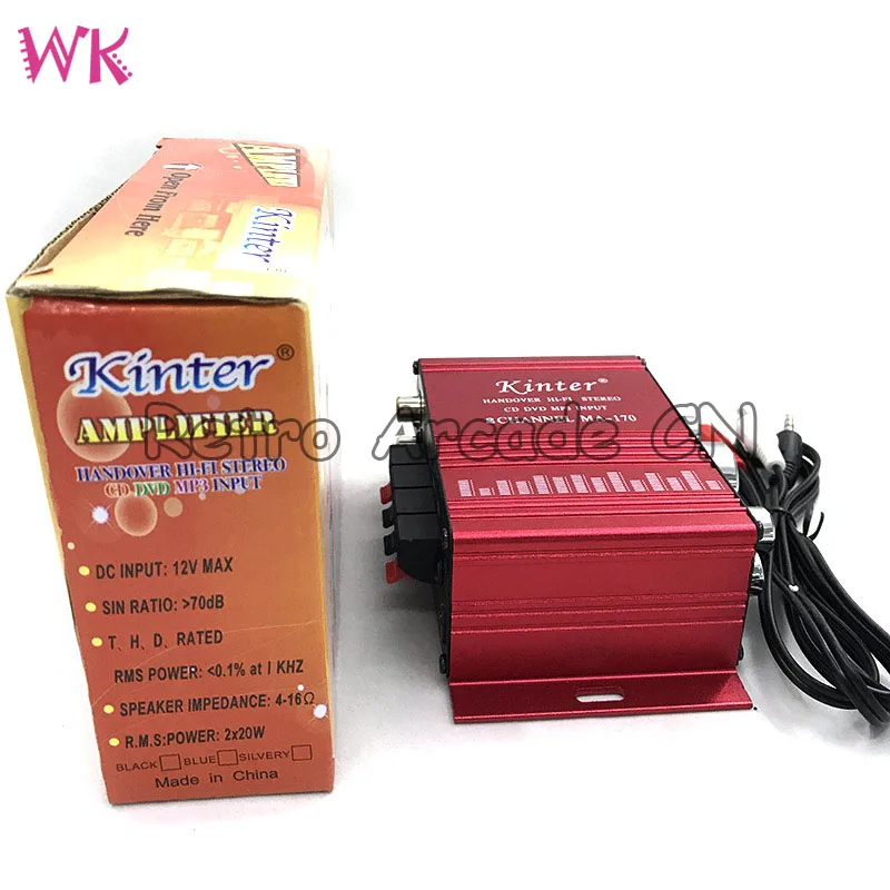 Hi Fi аудио стерео усилитель аркадная игровая машина|arcade game machine|game machineamplifier arcade |