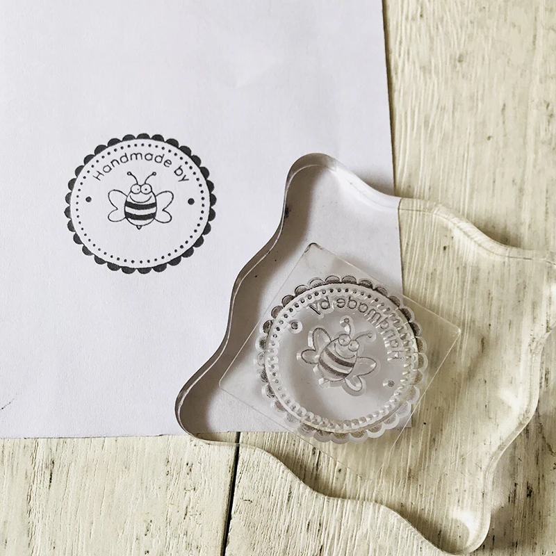 Прозрачные штампы в виде пчелы ручная работа прозрачный силиконовый штамп
