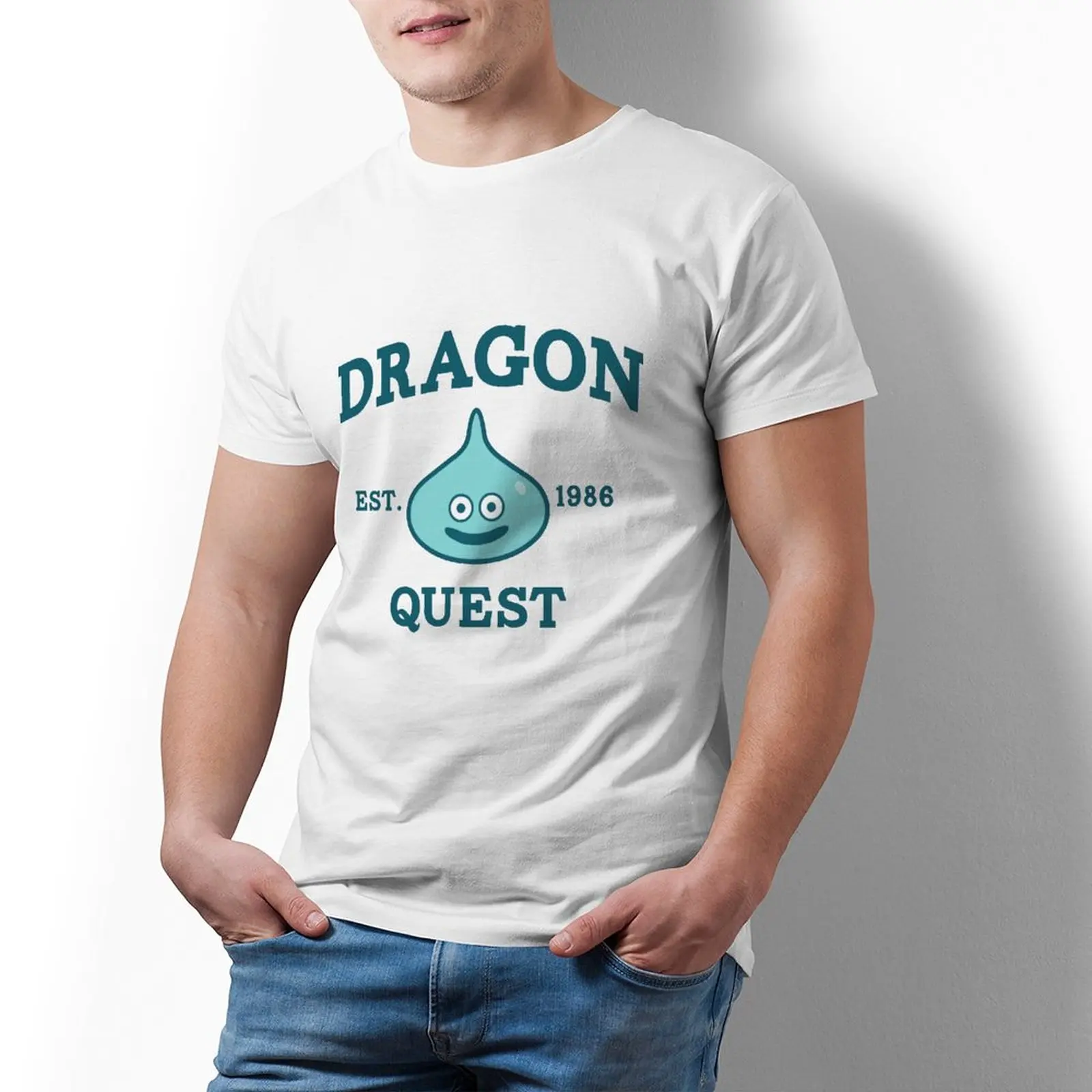 

Dragon Quest Tshirt Fashion 100 Percent Cotton Short-Sleeve T Shirt Graphic Classic Tee Shirt Men 3xl