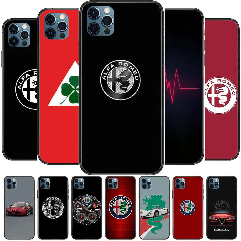 

luxury Alfa Romeo Phone Cases For iphone 12 Pro Max case 11Pro Max 8PLUS 7PLUS 6S iphone XR X XS mini mobile cell funda