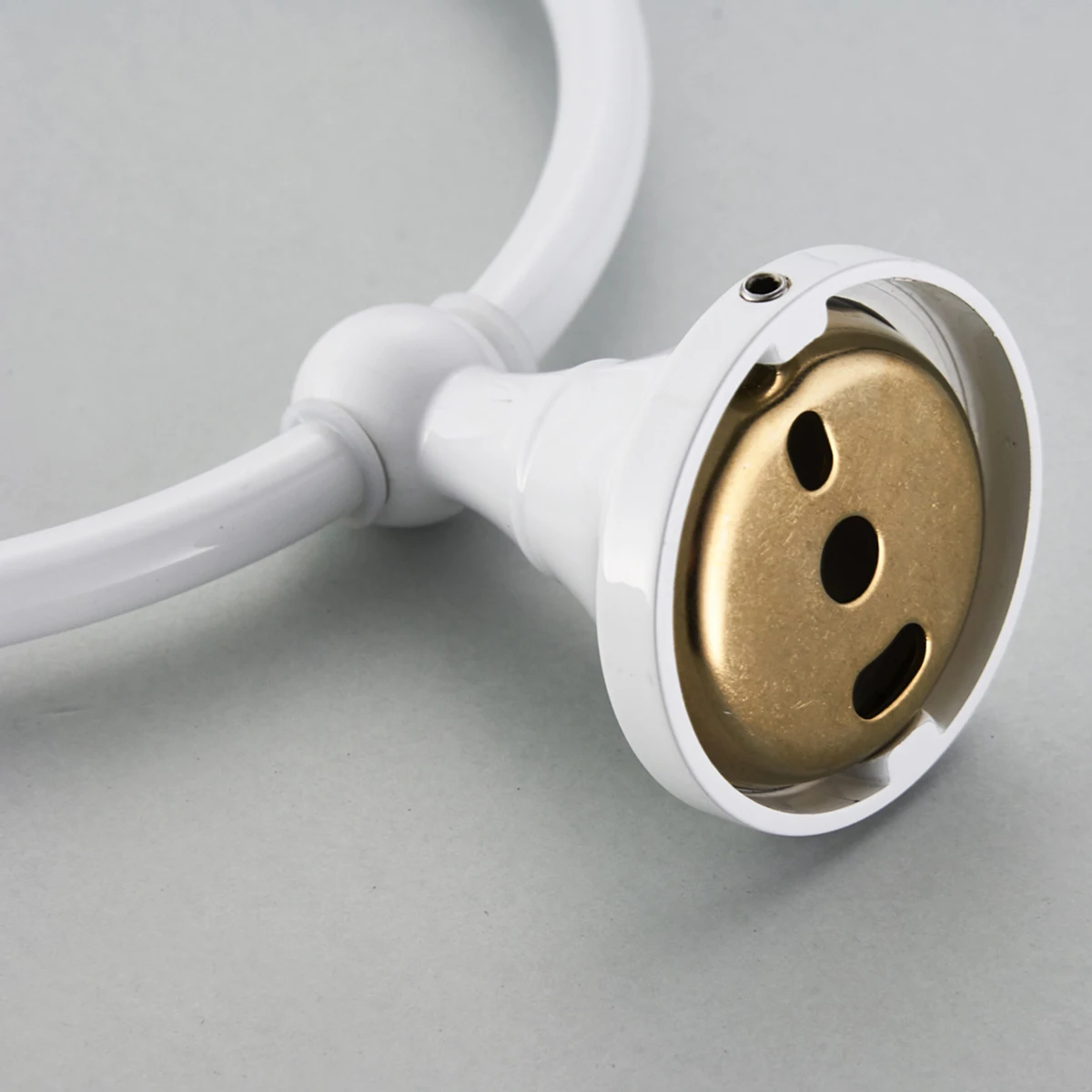 White Round Towel Ring Bathroom Antique Brushed Old Rack Hanging | Rings