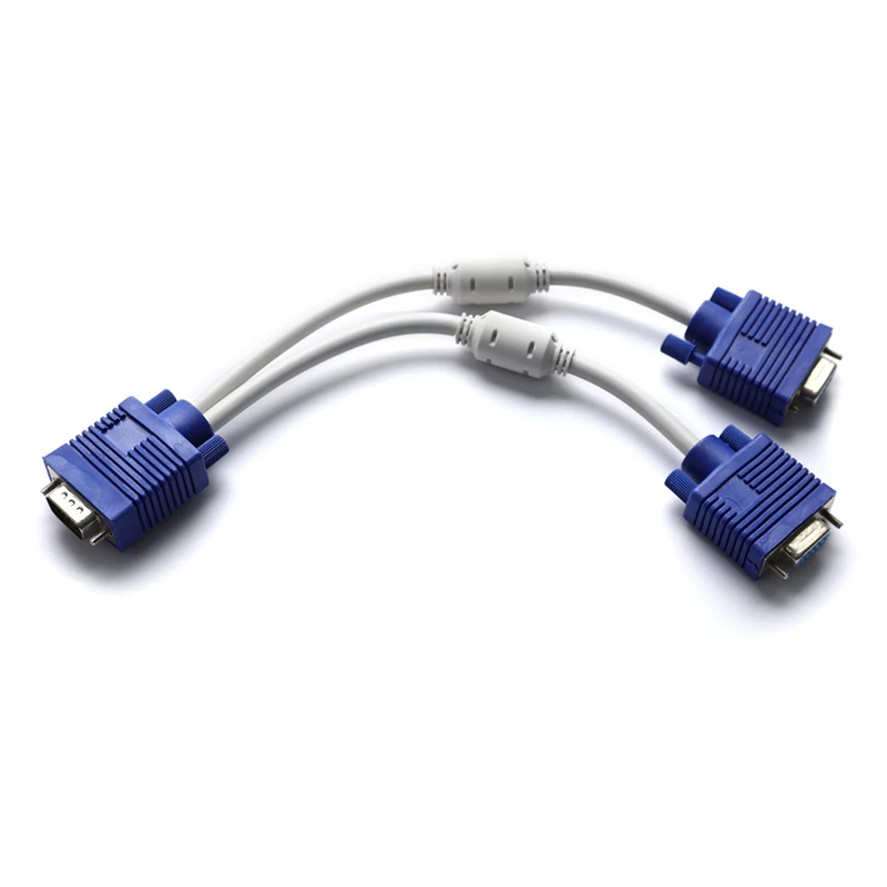 Переходник-удлинитель с двумя разъемами VGA и HDB15 |