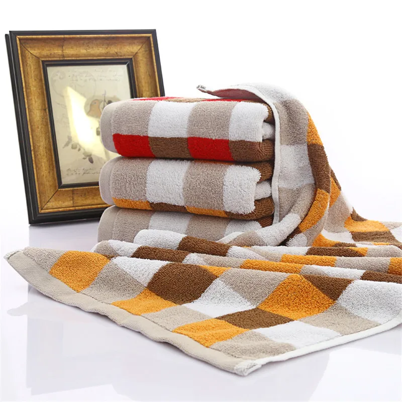 Хлопковые полотенца британская сетка печать и окрашивание хорошо впитывает не