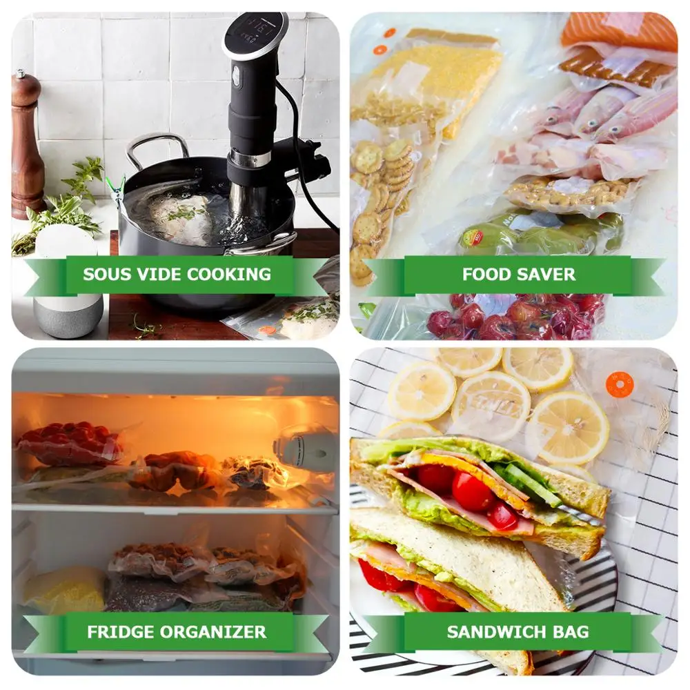 Сумка для хранения еды TAILI многоразовая вакуумный Хранитель мешков