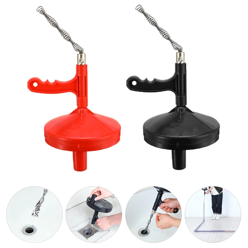 Шнековый поршень для очистки труб раковины с кабелем 5 м/7 м|Ситечко раковины| |