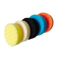 5pcsset 345inch car polishing sponge pads kit foam pad buffer kit polishing machine wax pads for removes scratches
