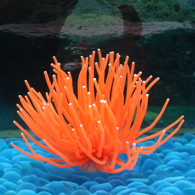 1 шт. искусственные морские водоросли силиконовые аквариумные растения Аквариум