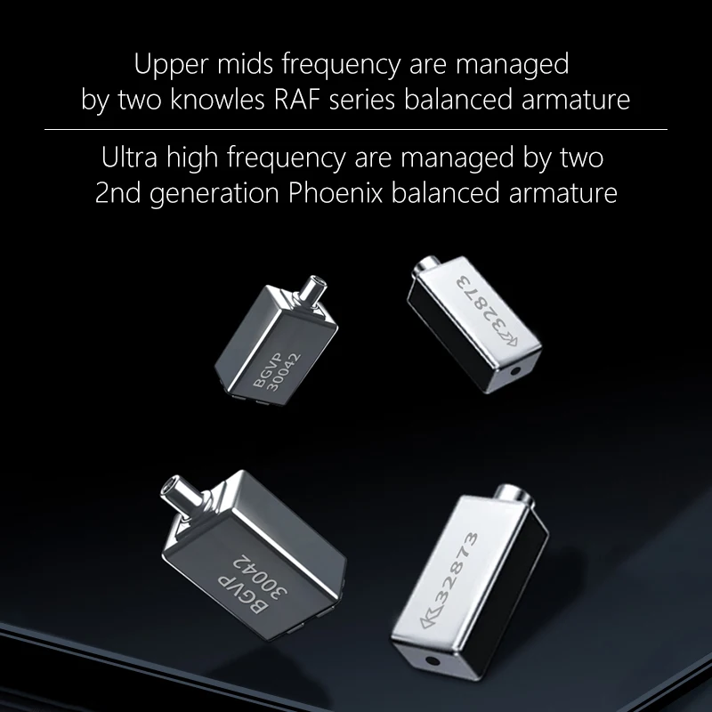 Наушники-вкладыши BGVP DH5 BA + DD гибридные с монитором спортивные Hi-Fi музыкальные
