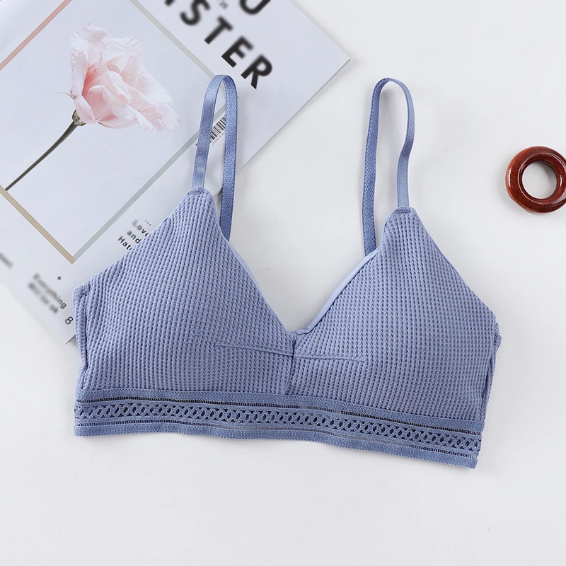 

Summer Women Bra French Triangle Tube Top Sexy Seamless Bras Camisole Wireless Backless Lingerie Bralette