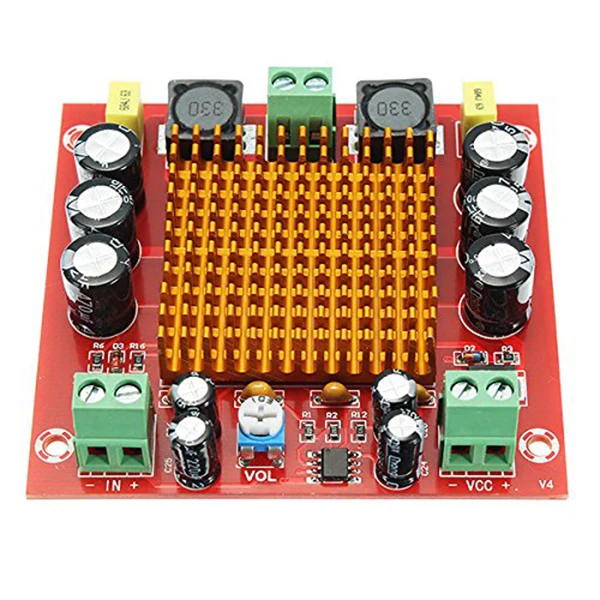 

XH-M544 DC 12V 24V 150W TPA3116DA TPA3116 D2 Mono Channel Digital Power Audio Amplifier Amp Board