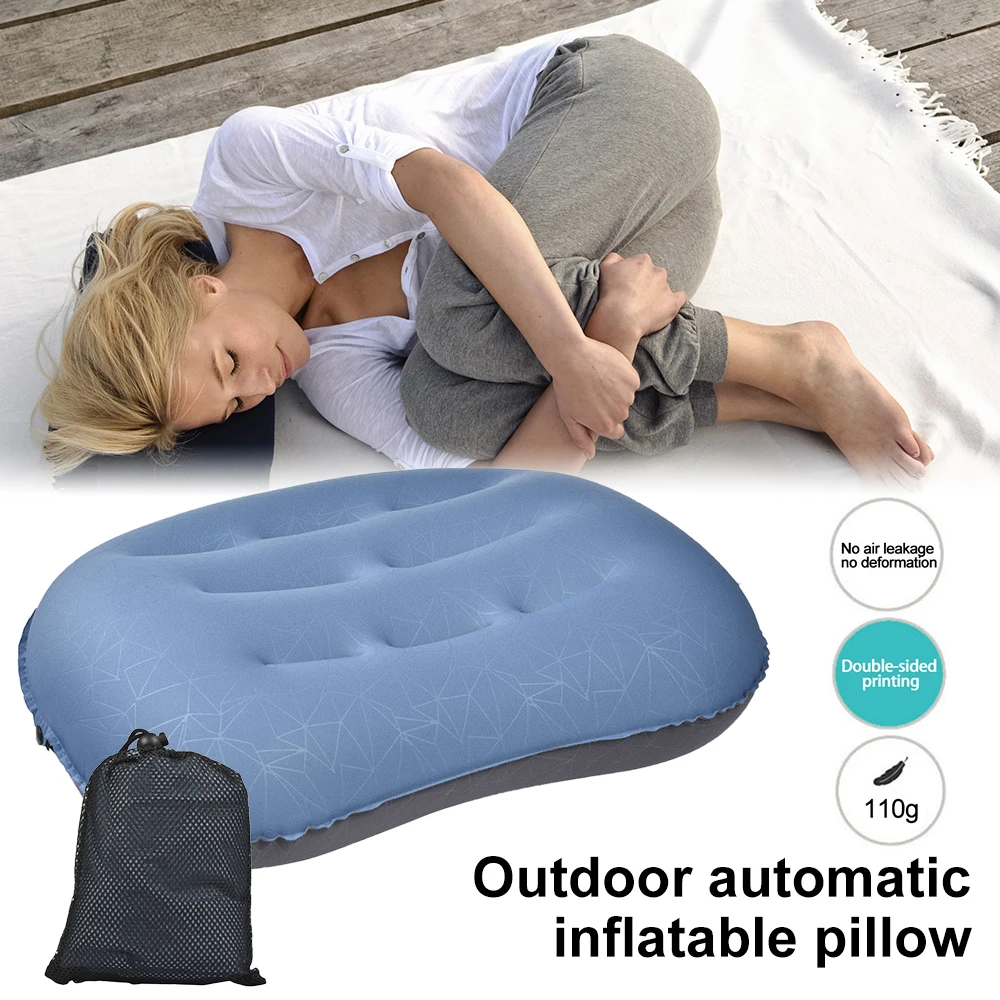 

Ultralight Inflatable Camping Travel Pillow Portable Comfortable Travel Pillow for Travel Hiking Backpacking Fishing Beach
