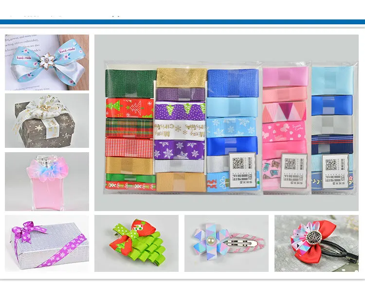 

20 models fine packaging Handmade Ribbon Diy bag DIY novice to make romantic Christmas decoration Grosgrain Ribbon Hair Bowknots