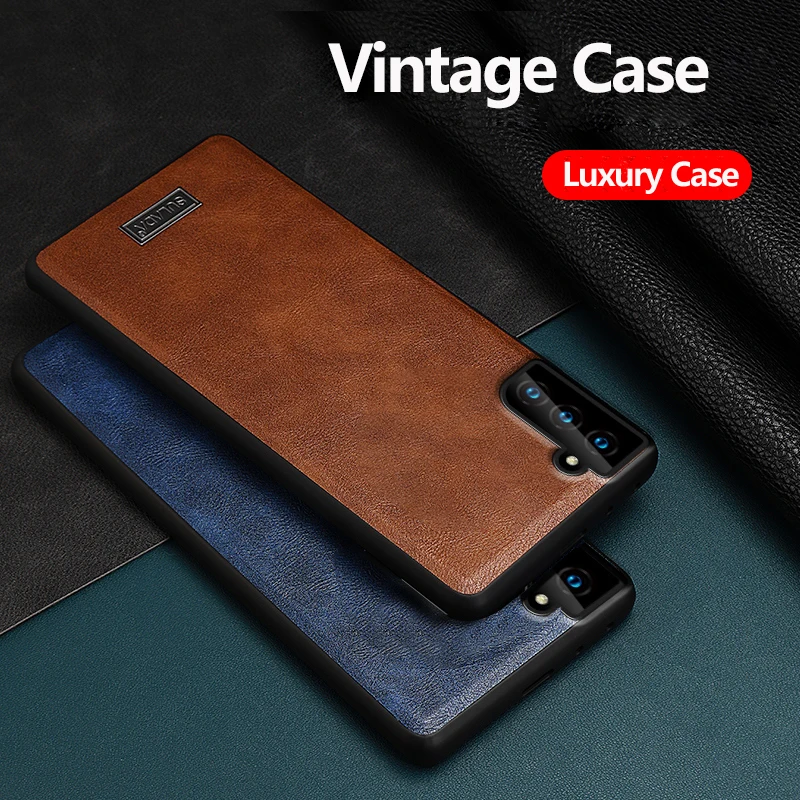 case for samsung galaxy s21 ultra 5g high quality luxury leather protective phone back cover for samsung s21 plus free global shipping