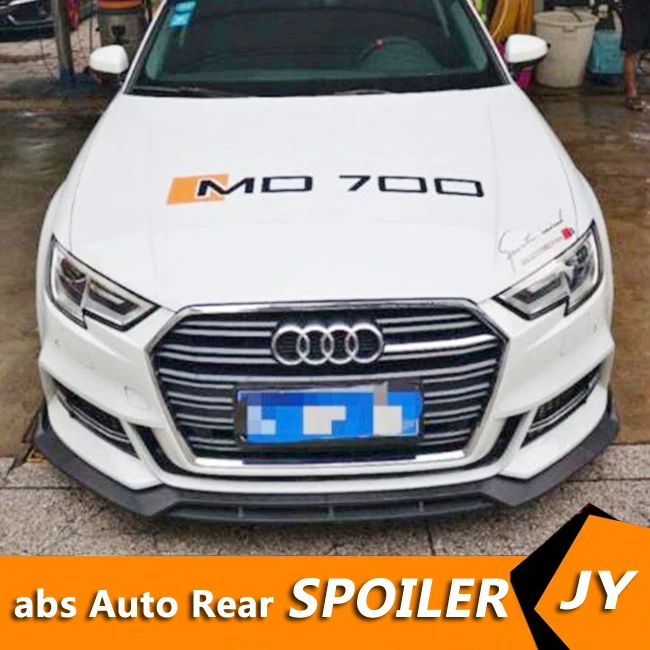 Защитный диффузор для заднего бампера Audi A3 ABS 2019-2020 комплект корпуса бампер