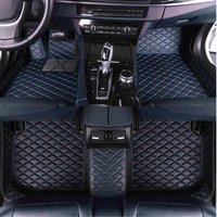 leather car floor mats fit 98 car model for toyota lada renault kia volkswage honda bmw benz accessories foot covers