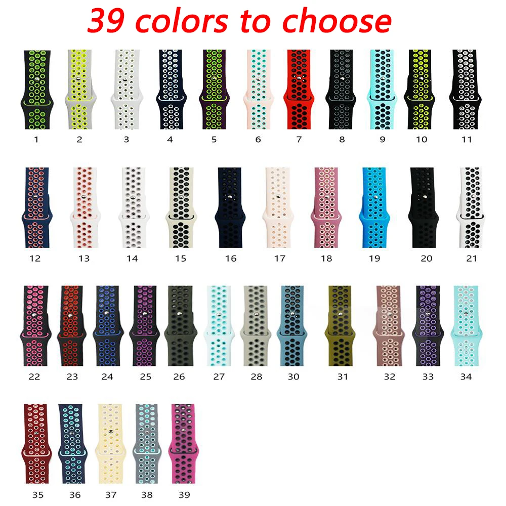 Ремешок для apple watch 5 4 band iwatch series 4 3 2 correa apple watch 42 мм 38 мм 44 мм 40 мм силиконовый браслет pulseira ремешок для часов