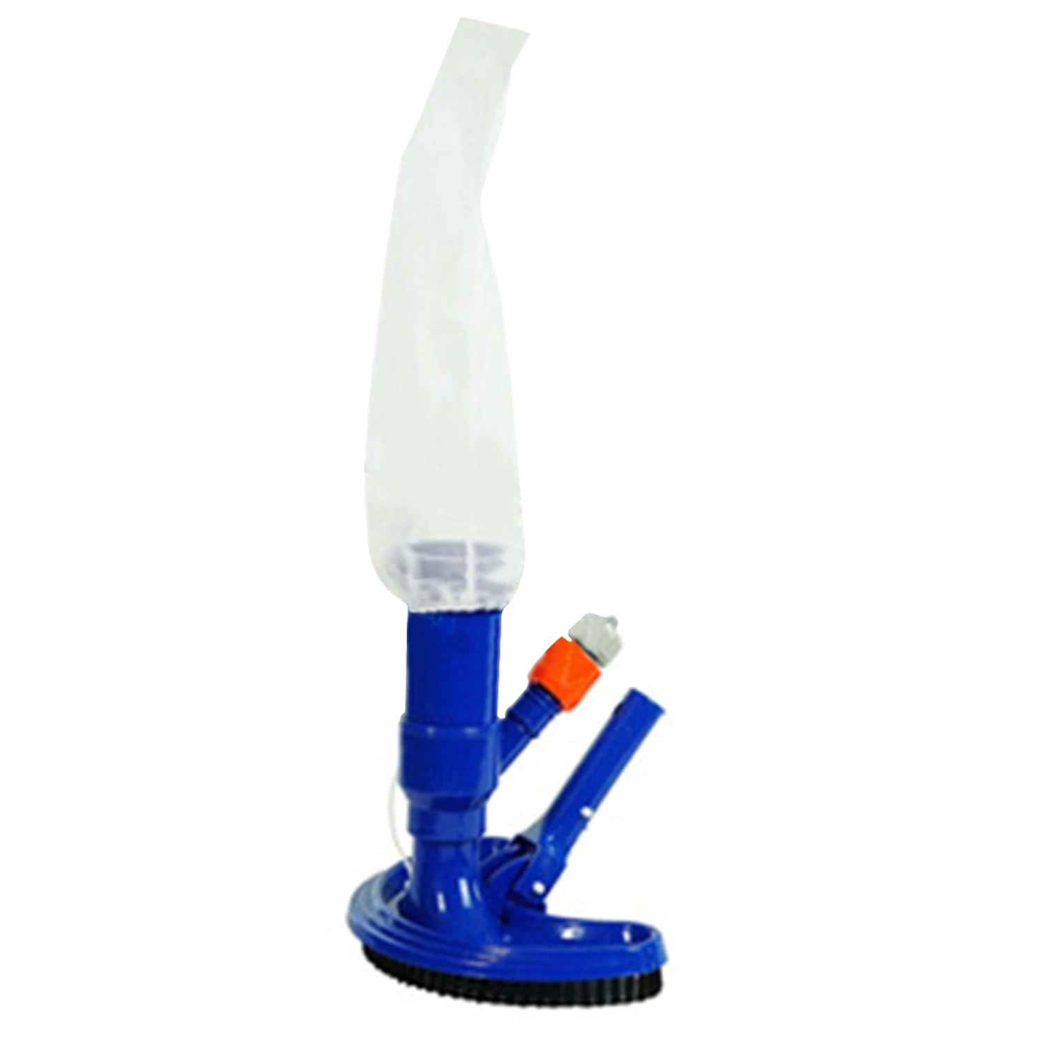 

Swimming Pool Vacuum Head with Clip Handle Drawstring Bag Pool Flexible Cleaning Spray Brush Removes Debris Clean Corners