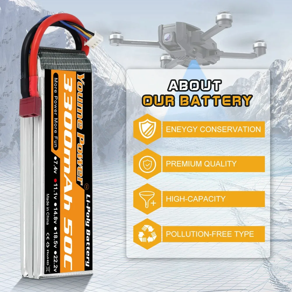 2 шт 3s lipo 111 v 3300 мач аккумулятор с ру с t