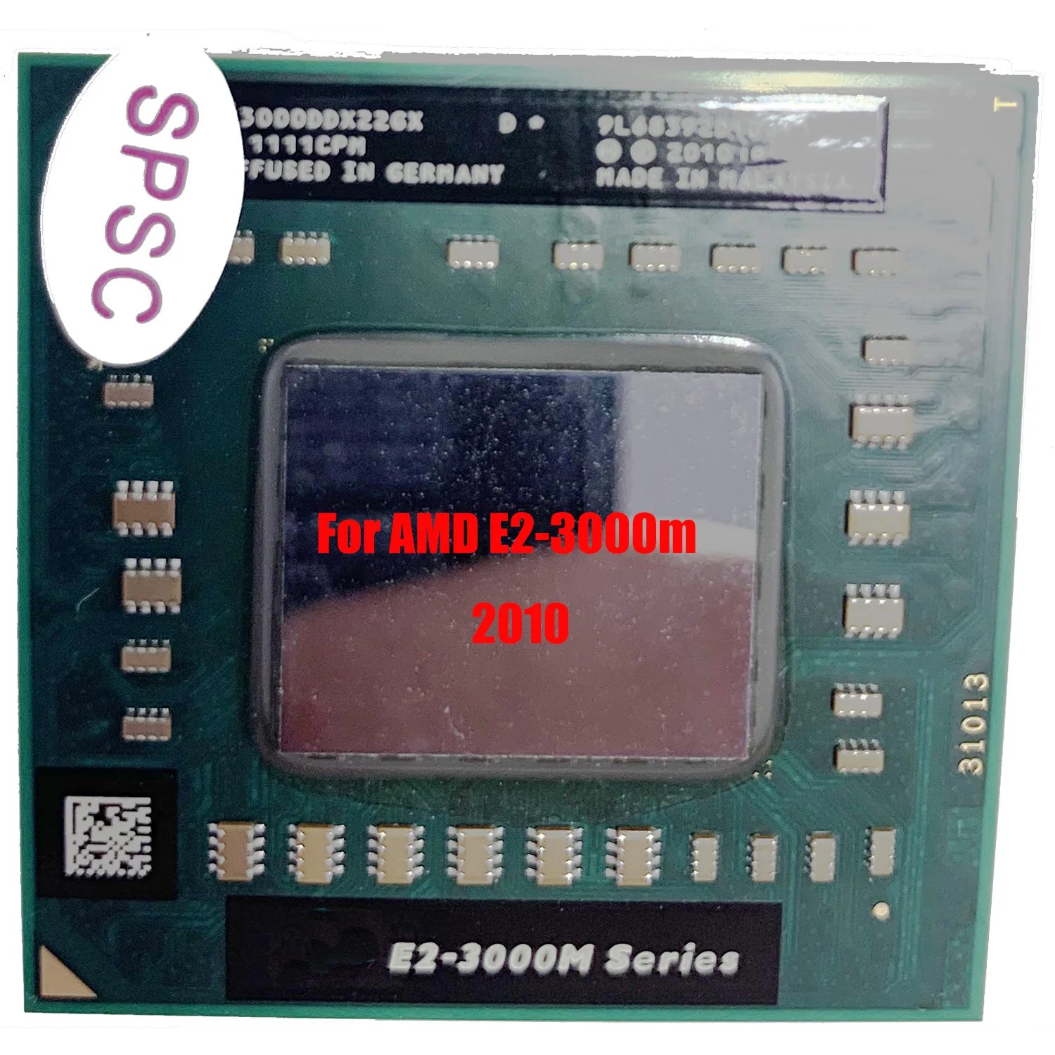 2010 Φ-EM3000DDX22GX E2 3000M 1 8G 35W процессор для ноутбука Socket FS1 лучше чем A4 3300M A6 3400M 3420M |