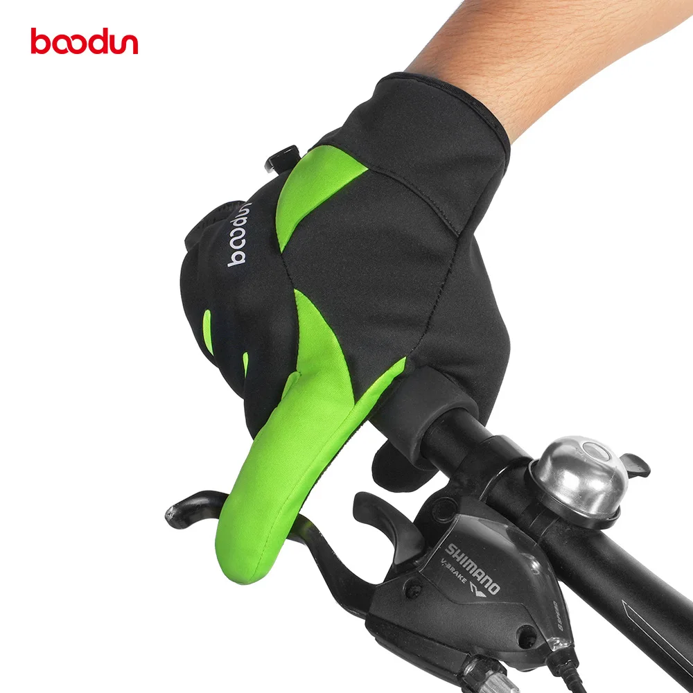 

BOODUN 2020 Top Brand Winter Outdoor Windproof Warm Gloves Practical Full Touch Screen Function Antiskid Cycling Men Women Mitt