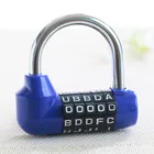 Кодовый замок с 5 буквами, 5-значный кодовый замок, широкая скоба, комбинированный замок, безопасный кодовый замок для путешествий
