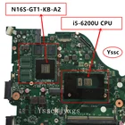 NBGEE11004 для Acer Aspire E5-774G материнская плата для ноутбука ZAAA  DAZAAMB16E0 с i5-6200U ЦП + 940M 2 Гб GPU 100% ТЕСТ ОК