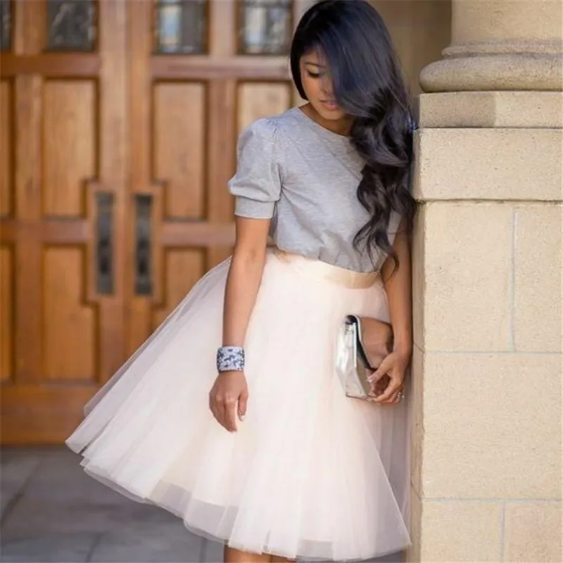 2020 Женская юбка многослойная из фатина танцевальная пачка принцессы для девочек