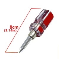 14 mini radish head magnetic dual use telescopic screwdriver word cross plum blossom flat mouth ultra short small screwdriver