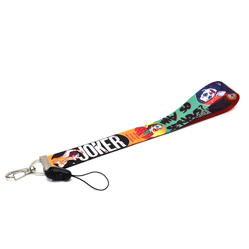 30 шт./лот Джокер 2019 ремешок для телефонов мультяшный аниме Arthur Fleck Lanyards чехол