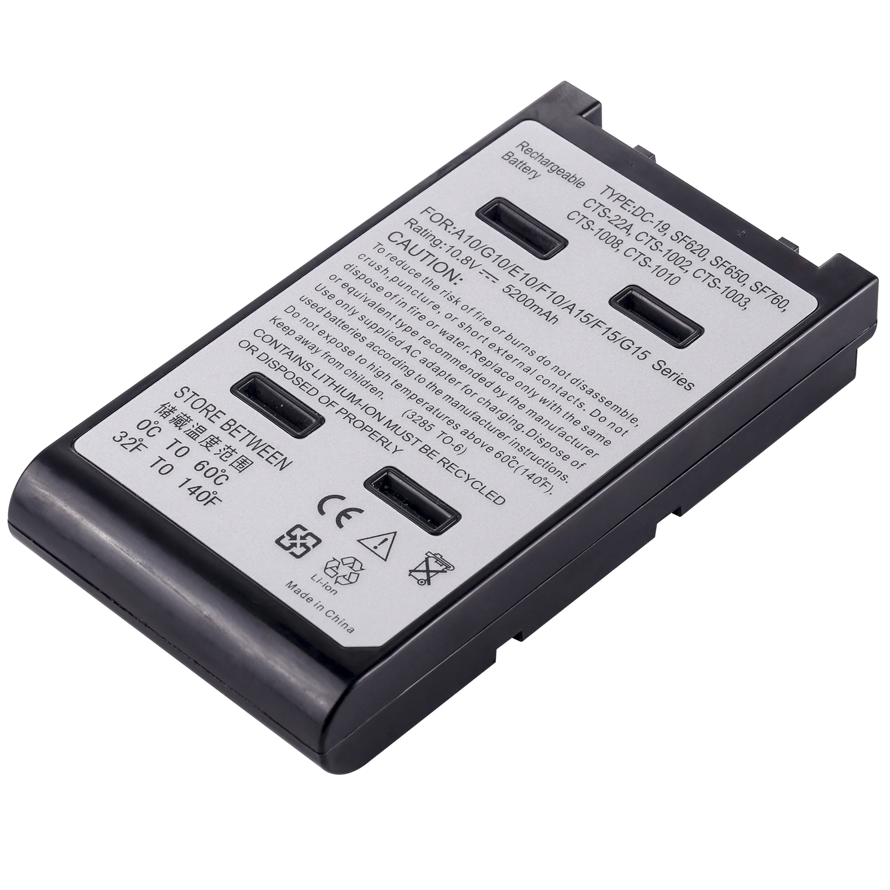 Новое высокое качество импортированная батарея клетки DC 19 Батарея для ют SF620 SF650