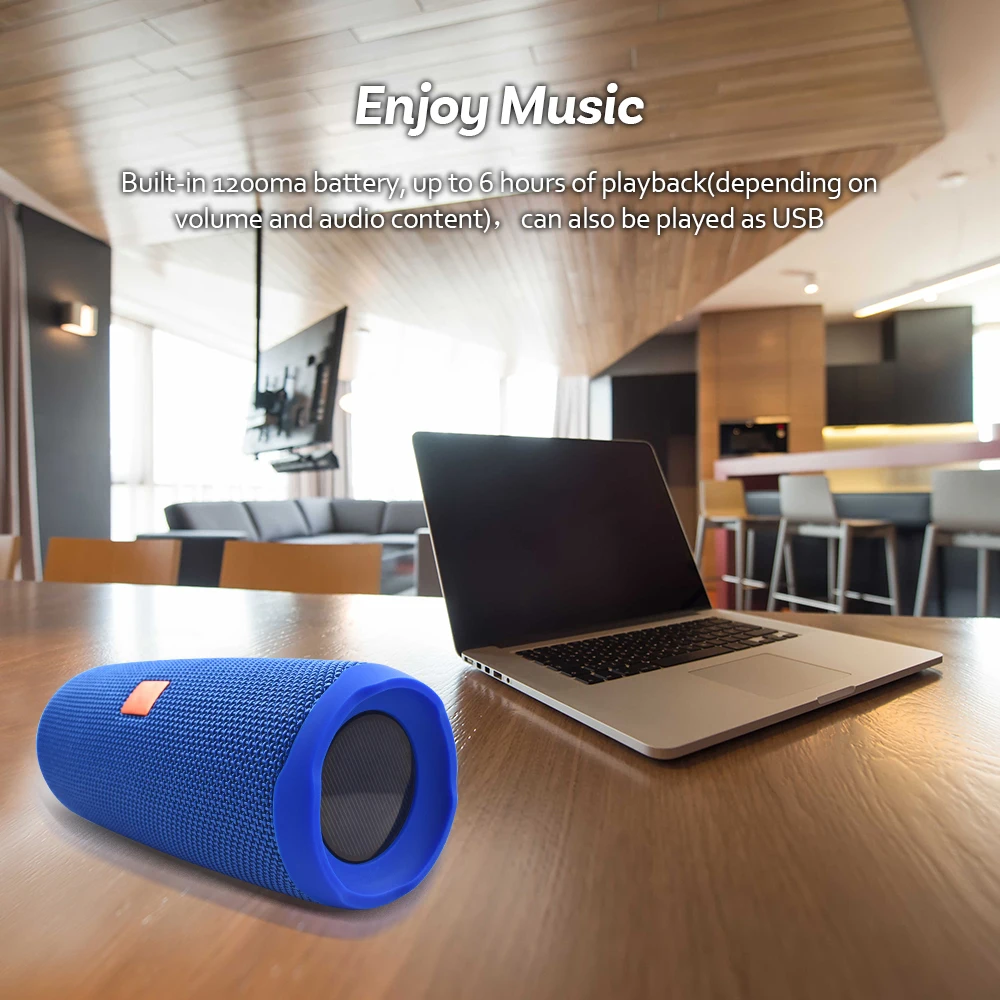 Bluetooth динамик Filp5 водонепроницаемый портативный открытый беспроводной мини Колонка коробка Поддержка TF карты стерео Hi-Fi коробки Большой MP3