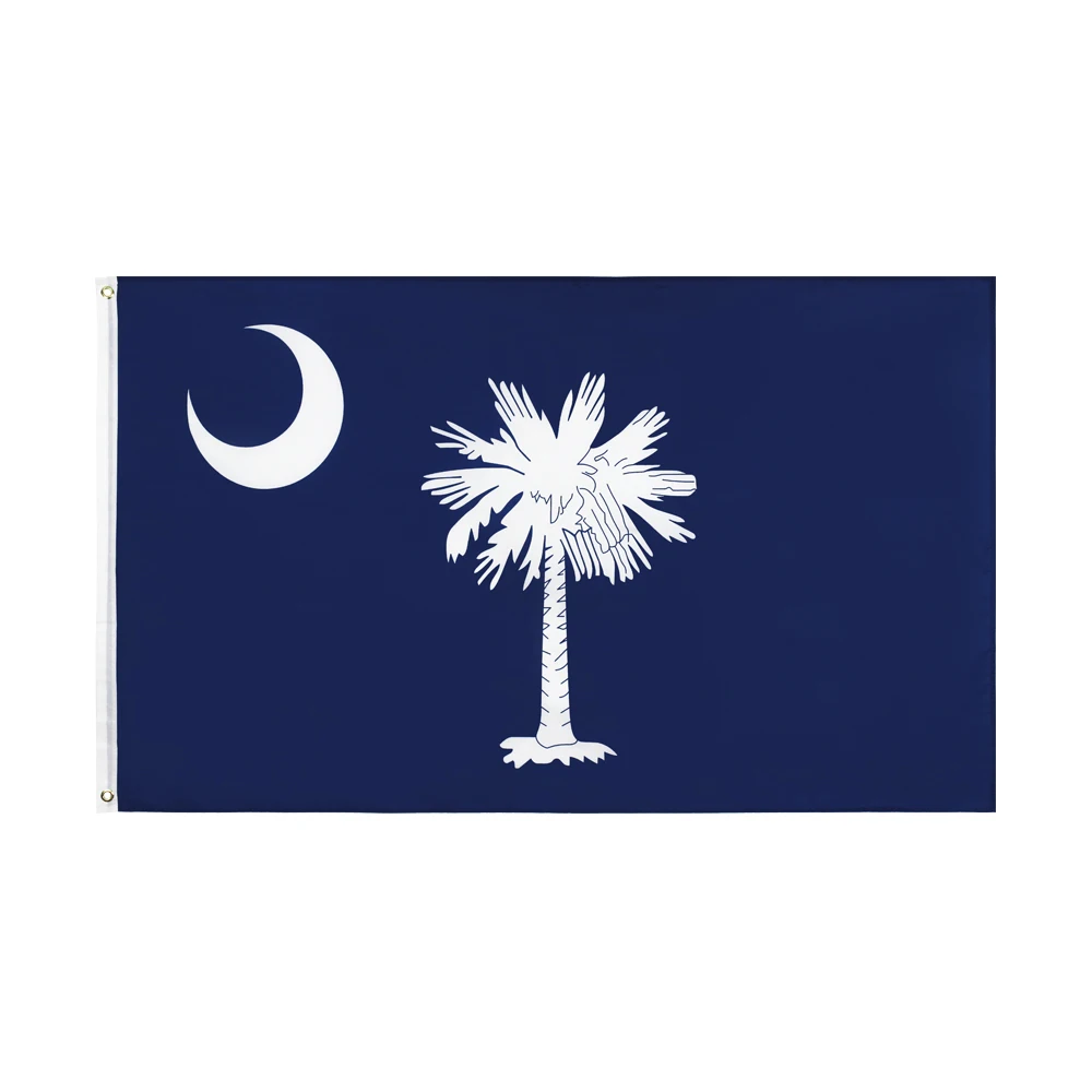 

90x150cm Us Usa State South Carolina Flag For Decoration