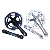 46t 170mm single speed fixed gear folding bike crankset 130 bcd aluminum alloy chainring chainwheel fixie crank set