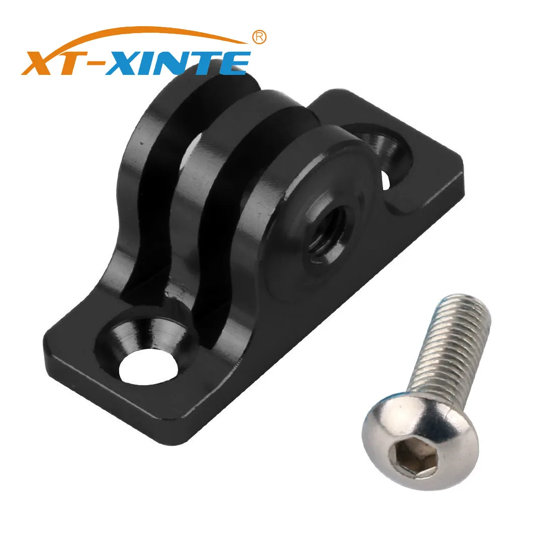 Низкоугловое плоское дно адаптер базовый разъем крепление для Gopro 9 8 7 6 5 4 3 Sjcam Yi