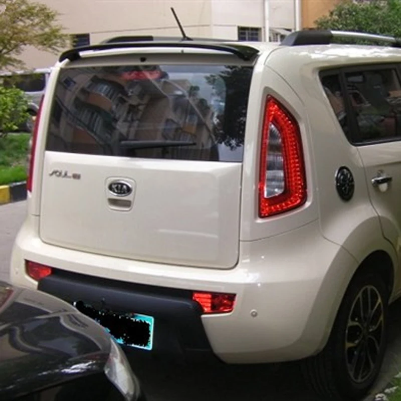 Для Kia Soul 2009 2010 2011 2012 2013 2014 2015 ABS пластик Un краска ed и цвет задний Багажник крыло для