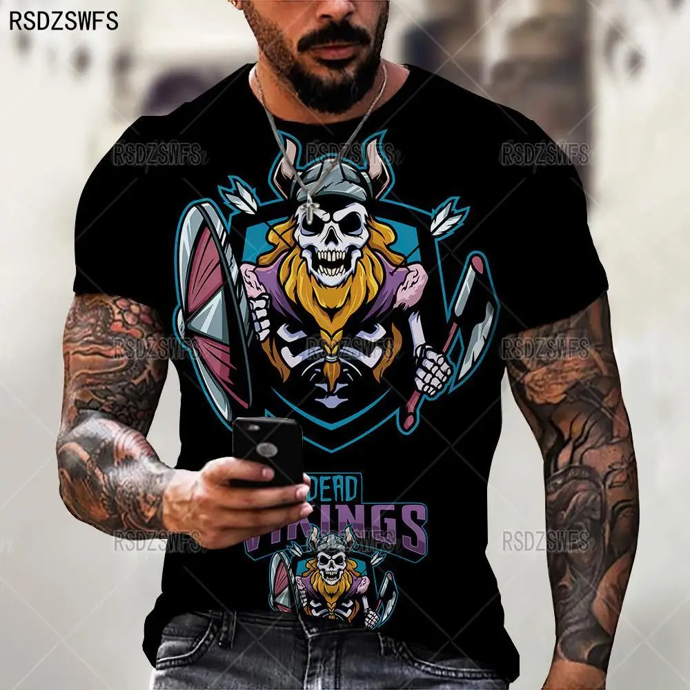 

Футболка с принтом черепа для мужчин и женщин, уличный стиль, оверсайз, повседневные футболки в стиле унисекс, молодежная одежда в стиле хип-...