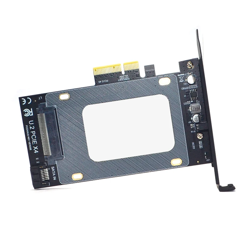 Адаптер PCIE Riser PCI Express 3 0 X4 к U.2 адаптер PCIe U2 SSD PCI-E Расширительная карта x4 2 5 &quotSATA