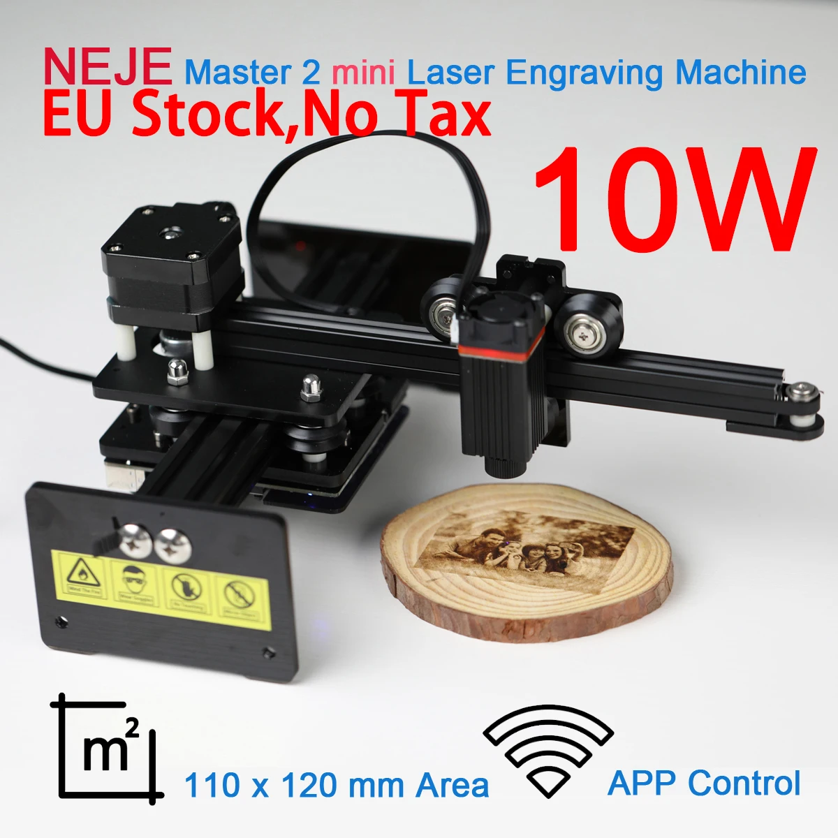 NEJE Master 2 Mini 10w Laser Engraver Wood Router Wireless APP Lightburn GRBL CNC Engraving Machine Cutter Woodworking | Инструменты