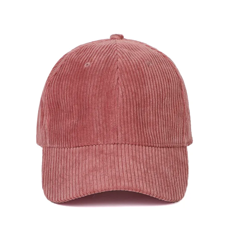 Вельветовая бейсбольная кепка для женщин Повседневная Свободная Зимняя с