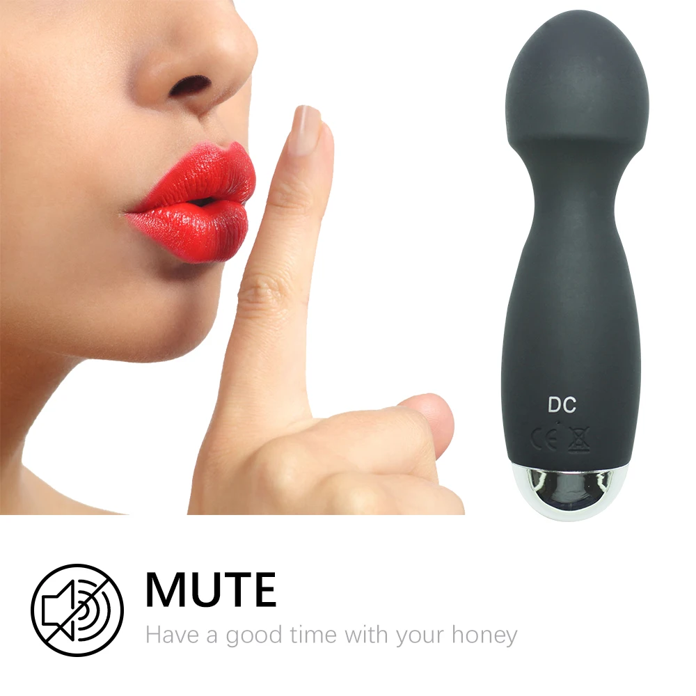 Мини эльф AV палочка секс-шоп 10 частот мощный женский Vbrator мягкий силиконовый