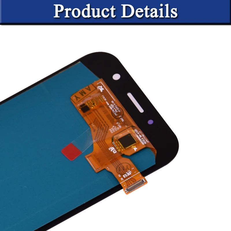 ЖК-дисплей Super Amoled с сенсорным экраном и дигитайзером в сборе для Samsung Galaxy A7 2017 A720