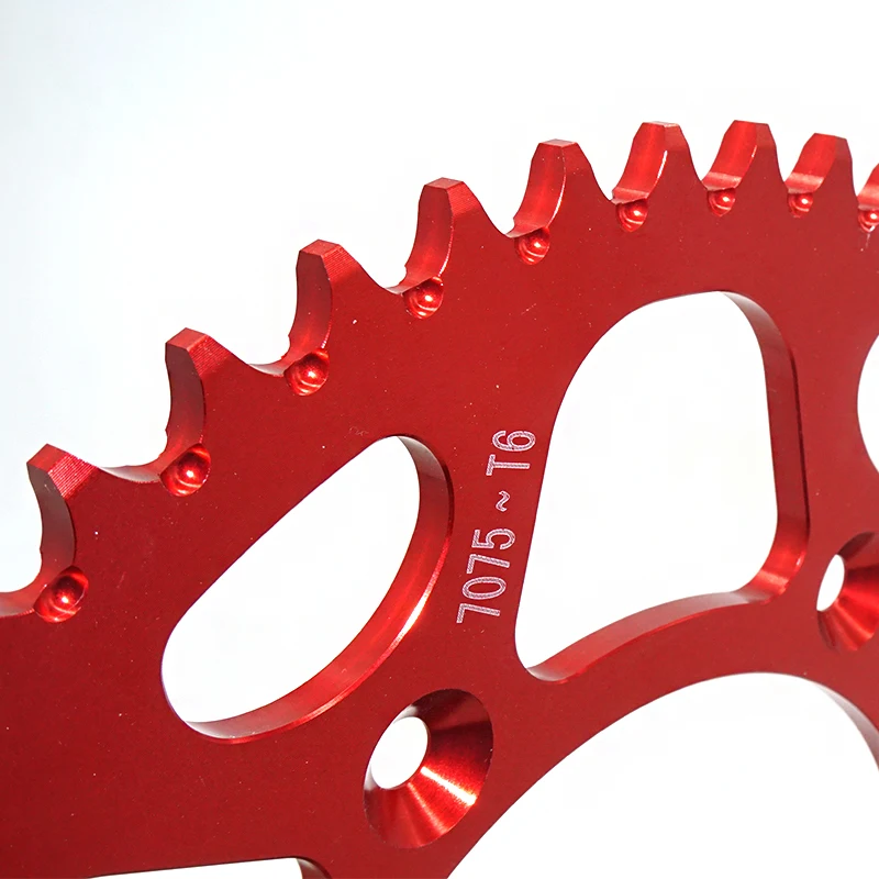 Мотоциклетный кривошипник маховик трансмиссия 7075 алюминиевый сплав 520H 52T для Honda